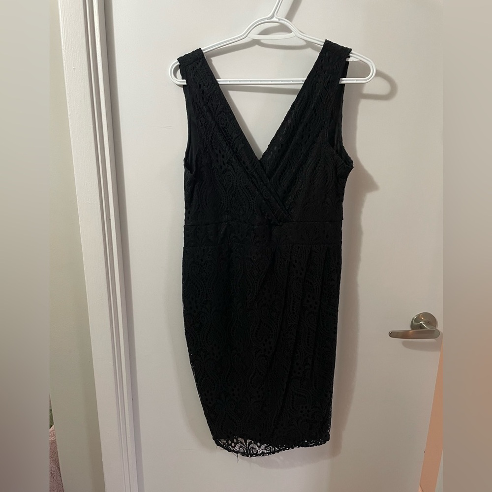 Le Chateau Black Lace Dress